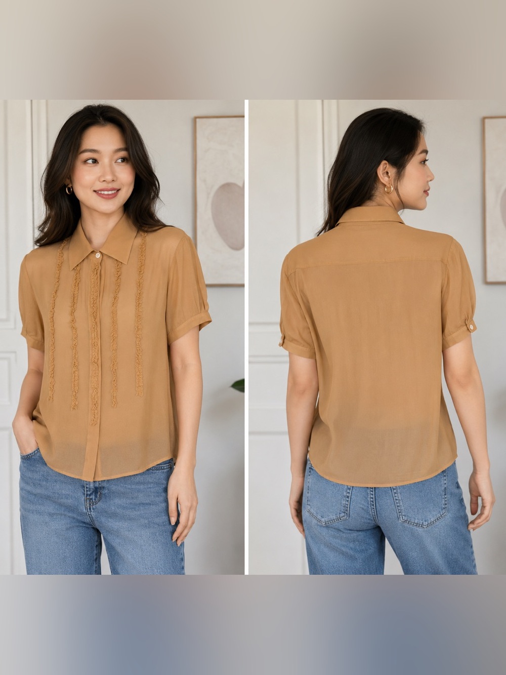 Theory Y2K Silk Blouse